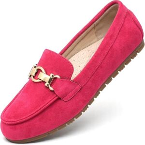 Loafers for Women Business Casual Shoes Comfortable & Lightweight Penny Loafers Slip On Work Flats